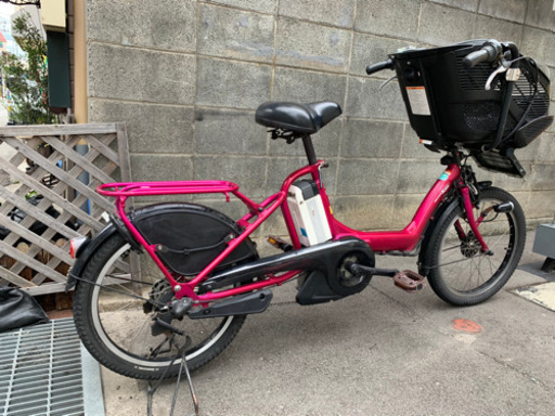 電動自転車ヤマハPAS Kiss 8.1Ah 前子供乗せ　20インチ　ローズ色
