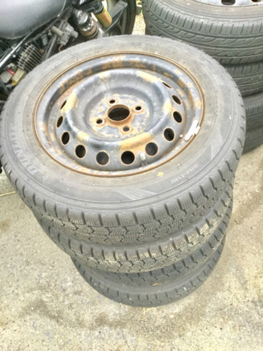スタッドレスタイヤ  値下げ！ホイールセット 4本 165/70R14