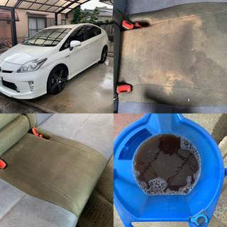 車の内装クリーニング  シートクリーニング