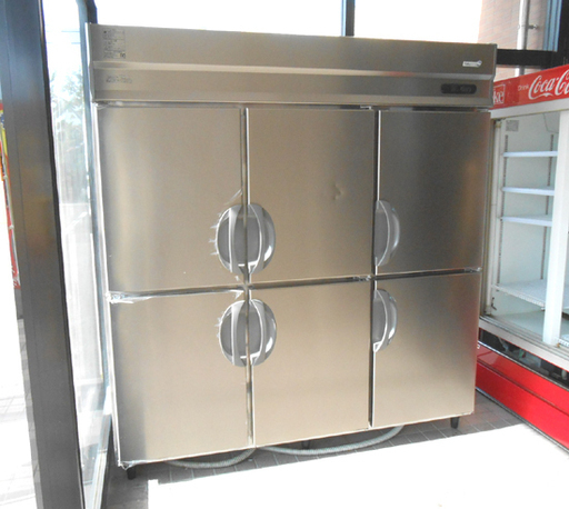 フクシマ 業務用 冷凍冷蔵庫 ARD-182PMD 冷凍室 504L 冷蔵室 1090L 6枚扉 店舗 厨房 Fukusima  ☆ PayPay(ペイペイ)決済可能 ☆ 札幌市 清田区 平岡