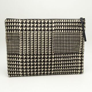 セオリー theory クラッチバッグ ハラコ グレンチェック ...