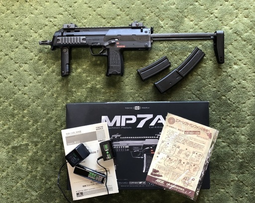 【オークションサイト出品の為早期終了の可能性あり】MP7A　東京マルイ　中古品　箱付き