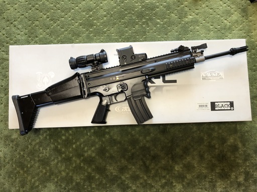 【取引完全終了しましたら受付終了にします】SCAR-L　東京マルイ　光学サイト　ブースター　中古品　箱付き