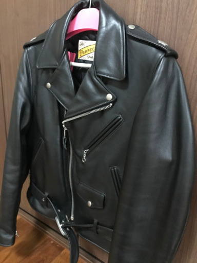 schott ダブルライダースジャケット　革ジャン