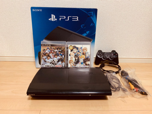 PS3 本体 箱あり 動作確認済み ソフト付き プロスピ テイルズ  美品