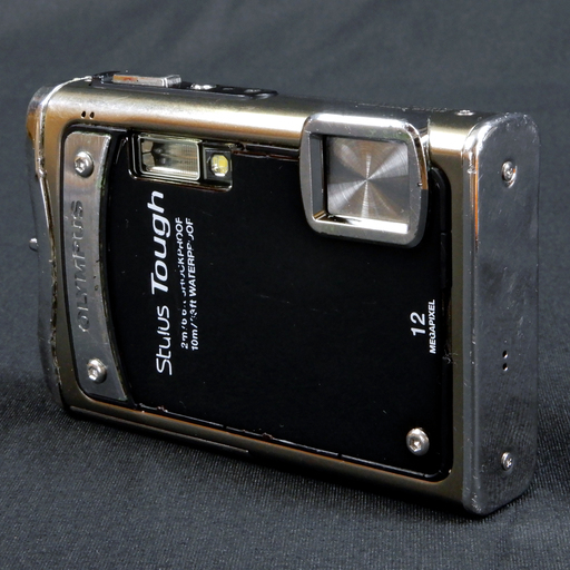 OLYMPUS 防水デジタルカメラ μTOUGH-8000 1200万画素 光学3.6倍ズーム 耐圧水深10m ブラック  Used