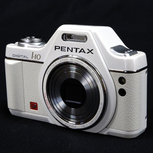 PENTAX デジタルカメラ Optio I-10　1210万画素 光学5倍ズーム パールホワイト  Used