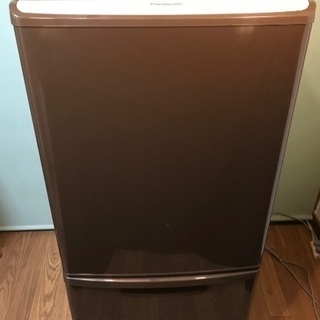 送料無料‼︎Panasonic冷蔵庫138ℓ 人気色ブラウン‼︎
