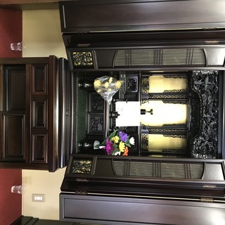 新品　日本製 本紫檀仏壇 円窓 22号 国産品　展示　滋賀県内のみの販売となります。