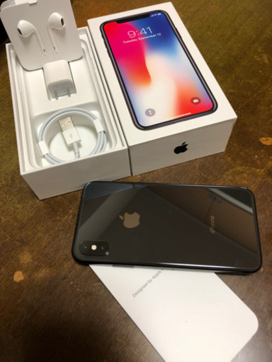 iPhoneX 256GB SIMフリー 極美品！