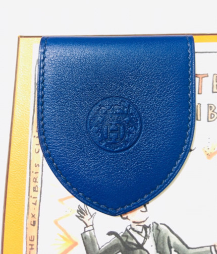 新品未使用 エルメス 綺麗な色 青色 