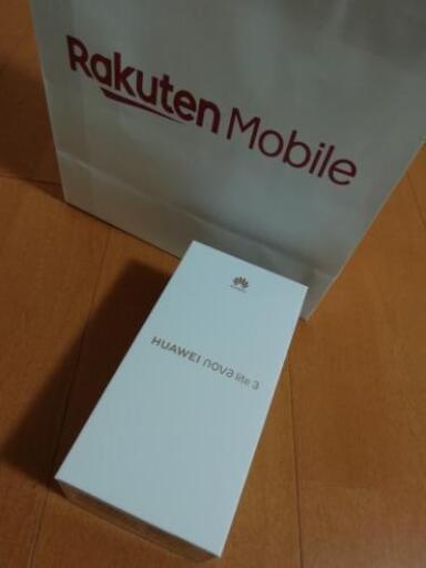 HUAWEI nova lite3 ブラック　新品