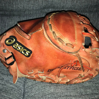 値下げしました！硬式キャッチャーミット アシックス GOLDST...