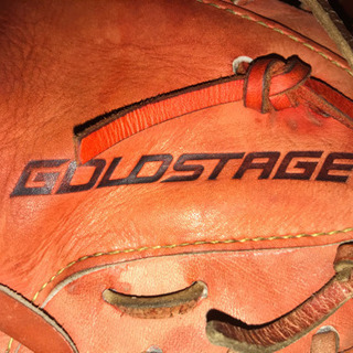 値下げしました！硬式キャッチャーミット アシックス GOLDSTAGE GLORIOUSの画像