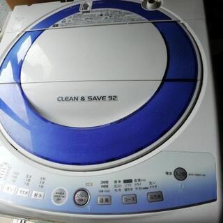 無料  2012年製  シャープ7キロ洗濯機