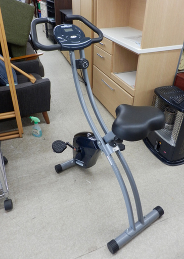 PayPay対応 アルインコ クロスバイク AFB4513 エアロバイク フィットネス トレーニング 室内 屋内 自転車 折りたたみ コンパクト 電池式 取説付き札幌市西区西野　　