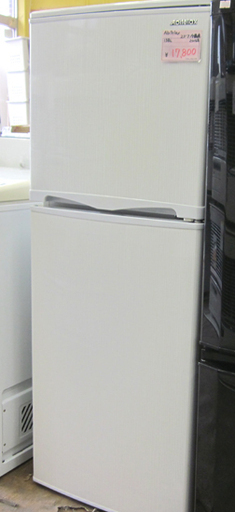 札幌 138L 2016年製 2ドア冷蔵庫 アビテラックス/吉井電気 単身 一人暮らし 100Lクラス