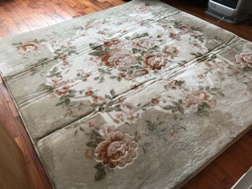 ほぼ新品☆ホットカーペットカバー(ラグ)
