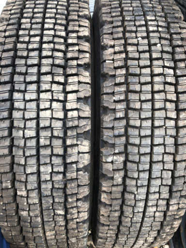 バス用10R22.5バリ溝2本セット