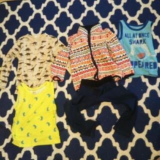今日の午前中限定子供服110～130の画像