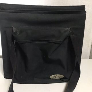 レコードケース レコードバッグ 黒 ブラック セミハード ソフト...