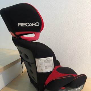★お値下げ★RECARO★ ジュニアシート　赤／黒の画像