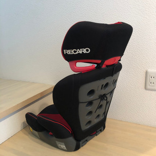 ★お値下げ★RECARO★ ジュニアシート　赤／黒の画像