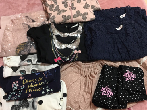 姉妹お揃い コーディネート 90センチ 110センチ