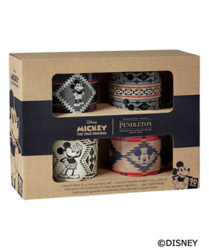 ミッキー生誕90周年限定 ペンドルトン ×ミッキーマグカップ