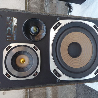 SANSUI 2WAY スピーカー ６Ω MAX30W 11CD-R 差し上げますの画像