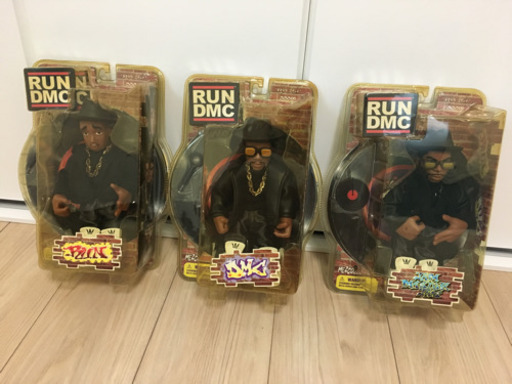 RUN DMC フィギュア（３体セット）