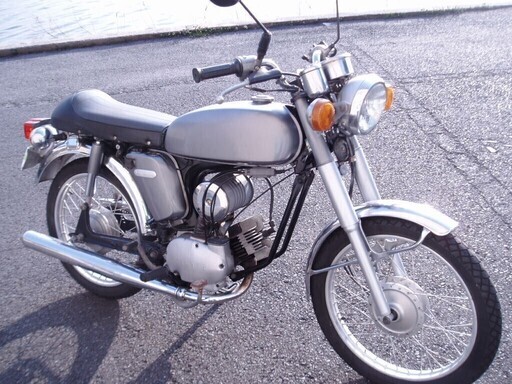 YAMAHA ヤマハ ＹＢ－１実動 原付50㏄ チェーン・スプロケットまだまだ使えます。