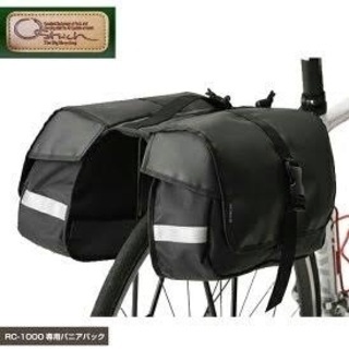 [新品] 自転車用キャリア＋パニアバッグ＋金具セット