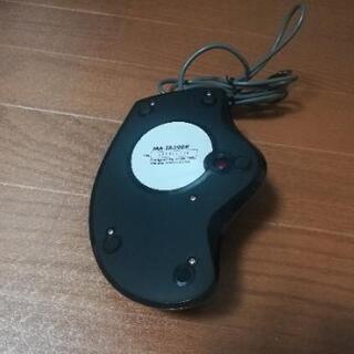 光学式トラックボールマウス エルゴノミクスデザイン ブラック MA-TB39BKの画像