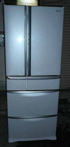 ☆ナショナル National NR-F452TM-H 445L 6ドアノンフロン冷凍冷蔵庫 コンパクトBig◆実収納量アップ