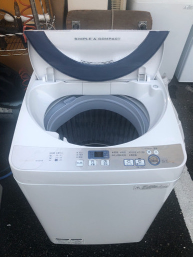 洗濯機　シャープ  2016年 5.5kg【3ヶ月保証★送料に設置込】