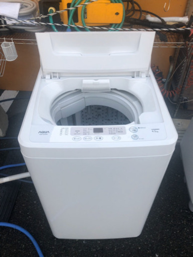 洗濯機 2014年 アクア 4.5kg【3ヶ月保証★送料に設置込】