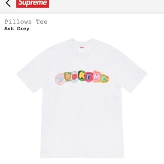 複数購入でお値引き！19FW シュプリーム Supreme Pillows Tee Ash Greyの画像