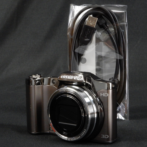 OLYMPUS デジタルカメラ SZ-11 シルバー 1400万画素 光学20倍ズーム 広角25mm 3Dフォト機能  Used