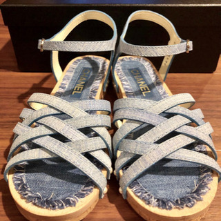 正規 ブランド品 CHANEL サンダル 美品 シャネル