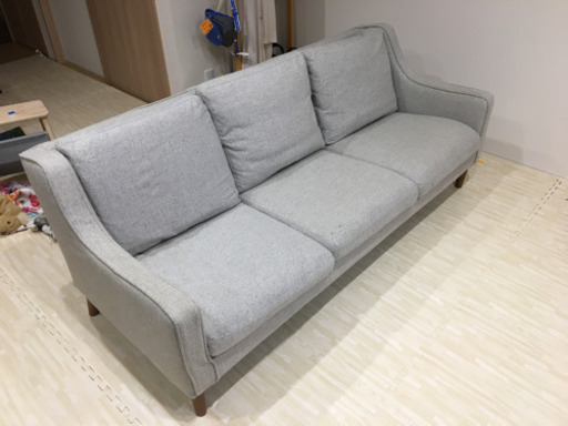 unico CLAD 3シーターソファー（オットマン付き）