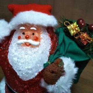 ◆ サンタクロース（ライト & オルゴール付）◆の画像