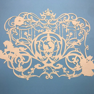 手作りディズニー切り絵
