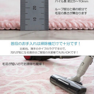 バラ柄カーペット