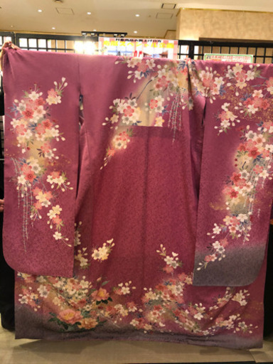決まりました振袖　L L  着物のみ