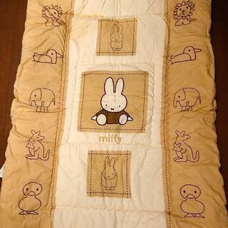 ミッフィー miffy 大阪西川 ベビー布団8点セット 日本製 おむつかえシートおまけ付きの画像