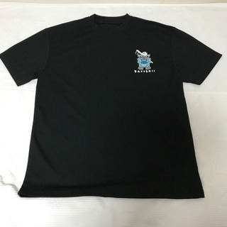 沖縄土産 シーサー野球Tシャツ 黒  Lサイズ