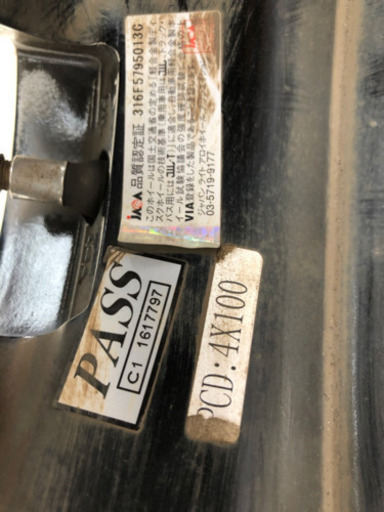 ○お話し中○ホイールタイヤセット 155/65/r13 PCD 4×100