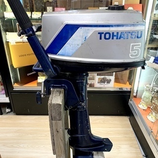 中古 トーハツ船外機 5馬力 整備・インパラ交換済み
