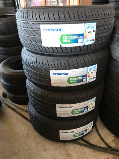235/50/18新品タイヤ★交換込み★